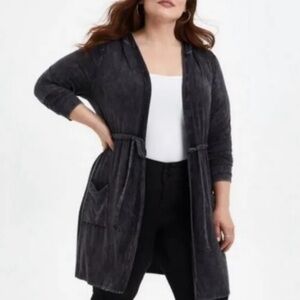 Torrid Super Soft Anorak Hooded Cinch Waist- 2X